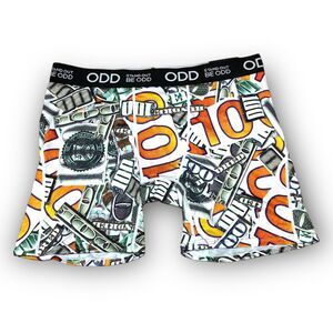 Odd by Odd Sox Men's "100 Hundred" Boxer Brief - XL
